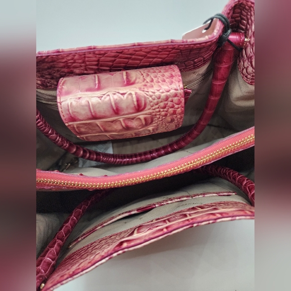 Brahmin Small Mallory Satchel in Lotus Melbourne - Picture 11 of 12